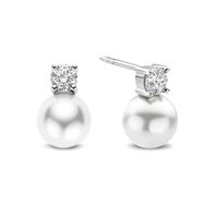 Pendientes Ti Sento Milano Mujer in Plata Perla 78060PW